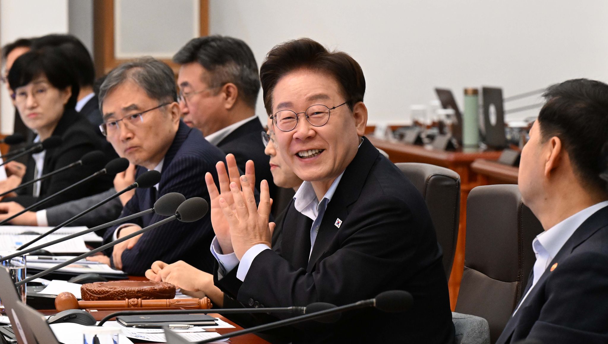 이재명 대통령이 21일 청와대에서 열린 제31회 국무회의에서 발언하고 있다. 연합뉴스