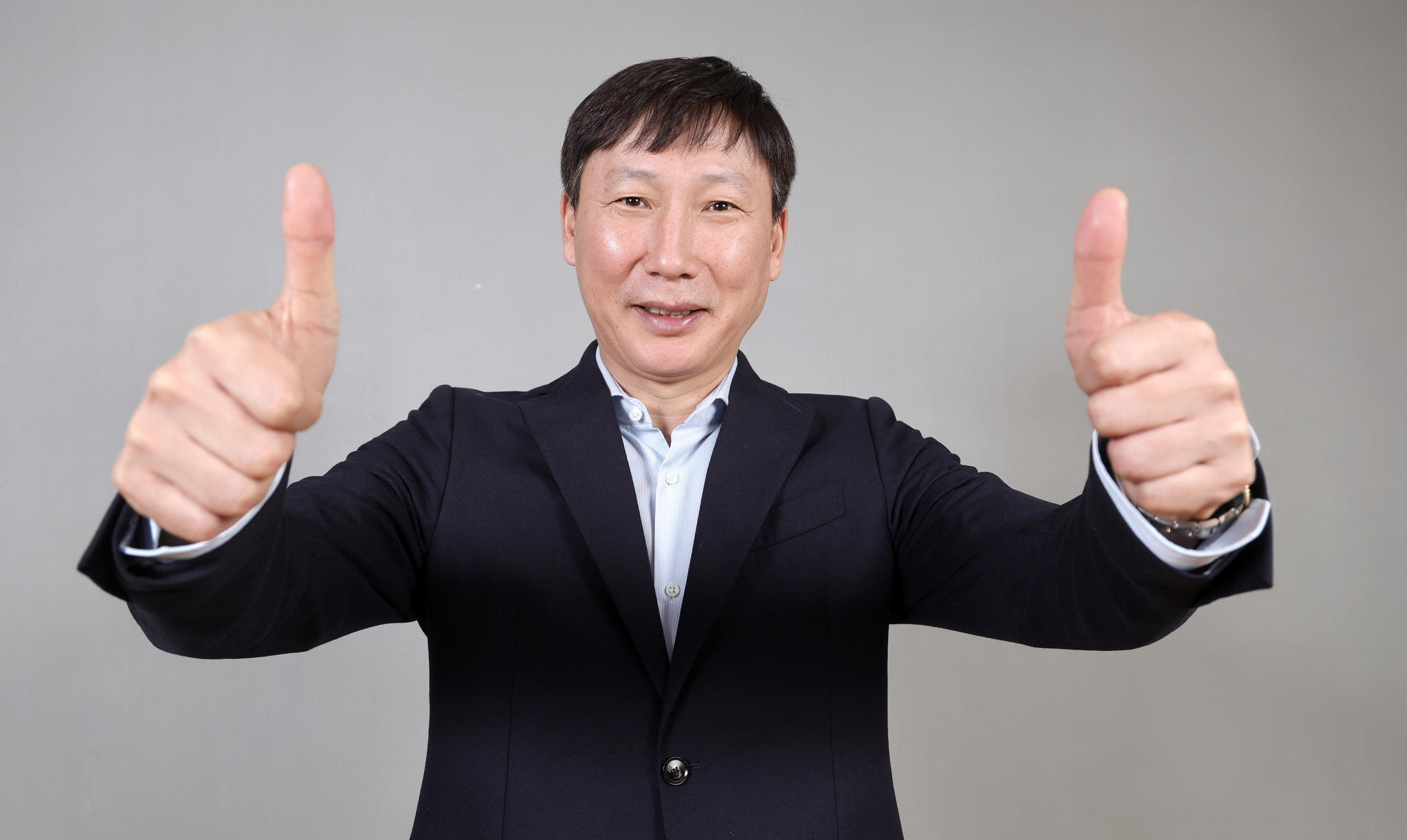 김상식 베트남 축구 대표팀 감독이 '동남아시아 월드컵'이라 불리는 현대컵 2연패에 도전한다. 강정현 기자 
