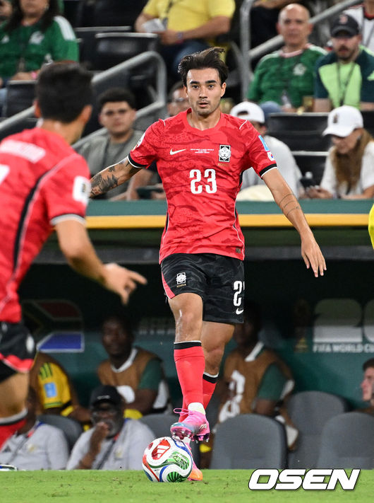 [OSEN=이대선 기자] 대한민국 옌스 카스트로프 2026.06.25 /sunday@osen.co.kr