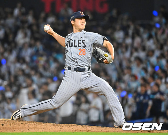 [OSEN=창원, 이석우 기자] 한화 이글스 장유호 010 2026.06.18 / foto0307@osen.co.kr