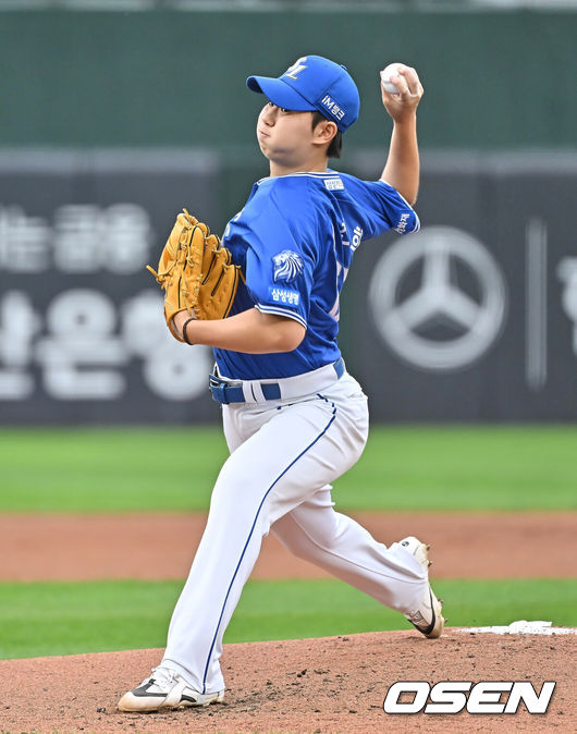 [OSEN=부산, 이석우 기자] 삼성 라이온즈 장찬희 144 2026.05.23 / foto0307@osen.co.kr