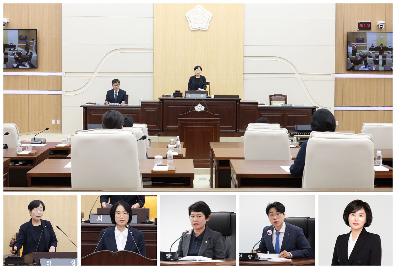 대전 동구의회는 지난 20일 임시회를 열고 민주당 성용순 의원을 의장, 민주당 이지현 의원을 부의장으로 선출한 데 이어 상임위원장 3명도 모두 민주당 소속 의원을 선출했다. [사진 대전 동구의회] 