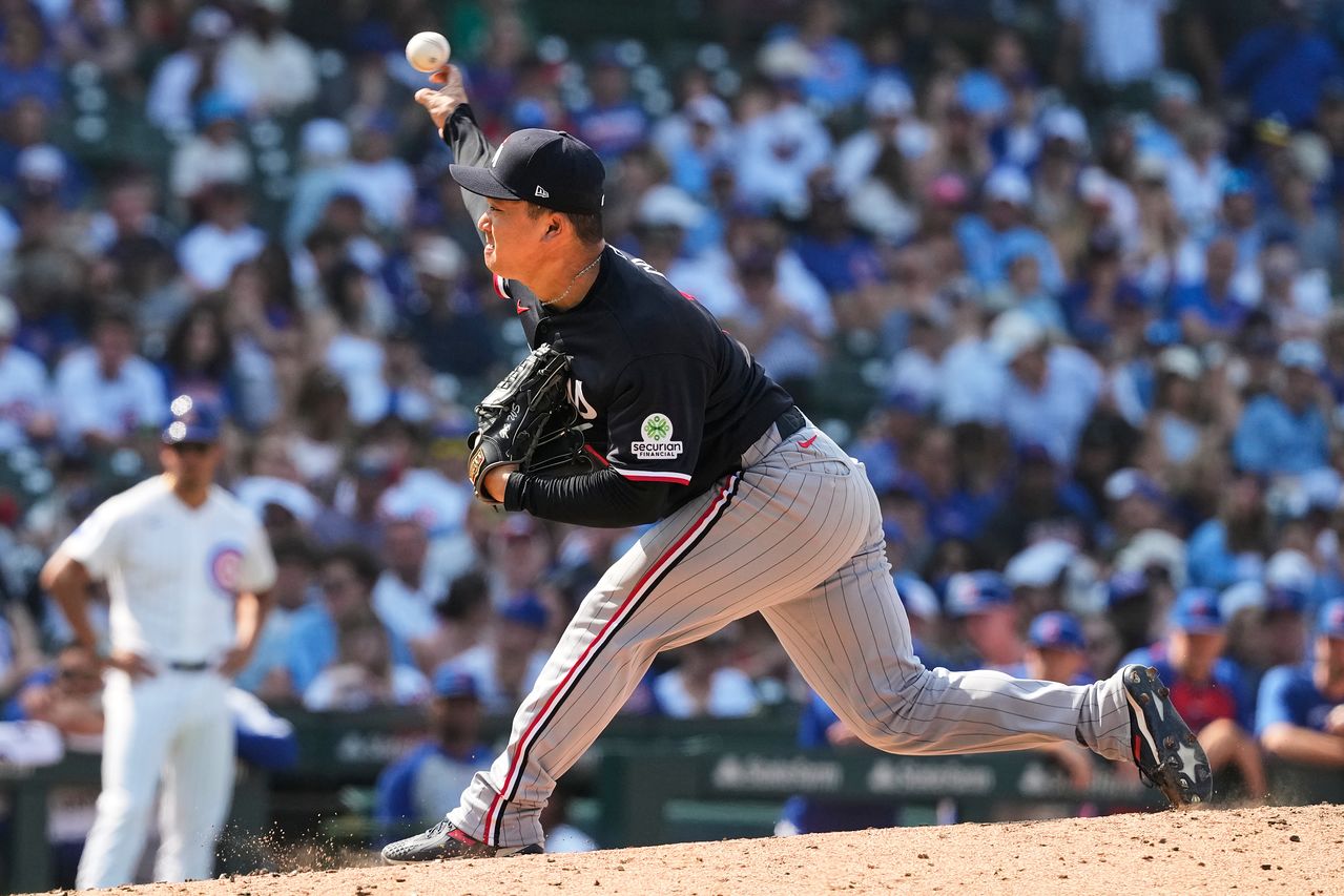 MLB 마운드에서 공을 던지는 고우석. AP=연합뉴스