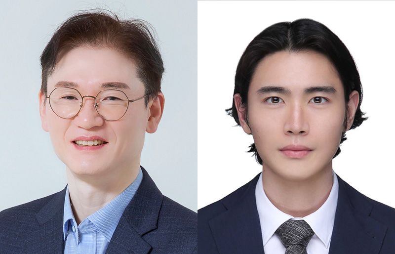 이인석 연세대 생명시스템대학 생명공학과 교수(왼쪽 사진), 김한준 박사과정생.