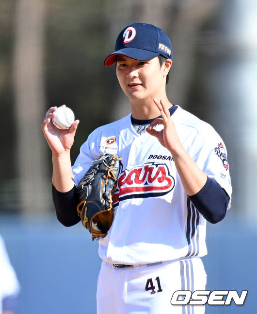 [OSEN=이대선 기자] 두산 서준오 2026.03.13 /sunday@osen.co.kr