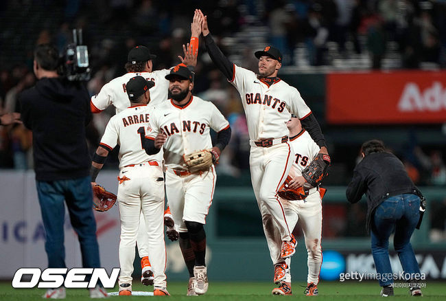 [사진] 샌프란시스코 선수들. ⓒGettyimages(무단전재 및 재배포 금지)