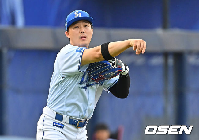 [OSEN=대구, 이석우 기자] 삼성 라이온즈 전병우 057 2026.06.03 / foto0307@osen.co.kr