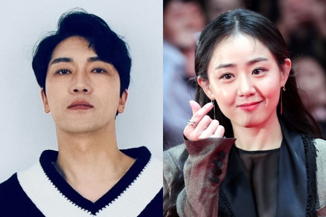 배우 정평(왼쪽), 문근영 부부. 뉴스1
