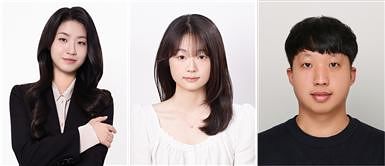왼쪽부터 강지승 고려대 보건환경융합과학부 교수, 김민성 고려대 연구원, 황영택 경희대 연구원.