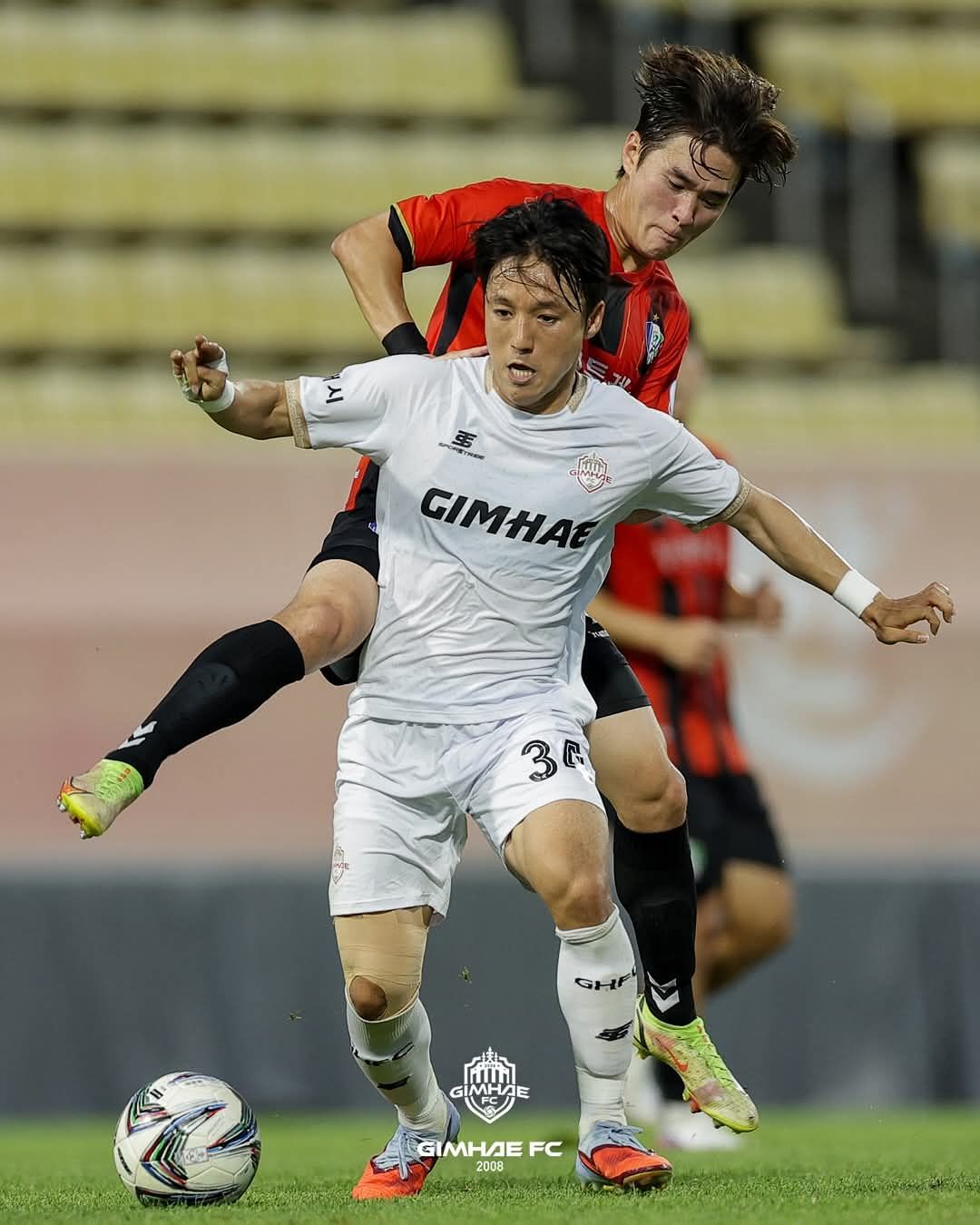 프로축구 K리그2 김해 FC 2008의 경기 모습. 사진 김해 FC