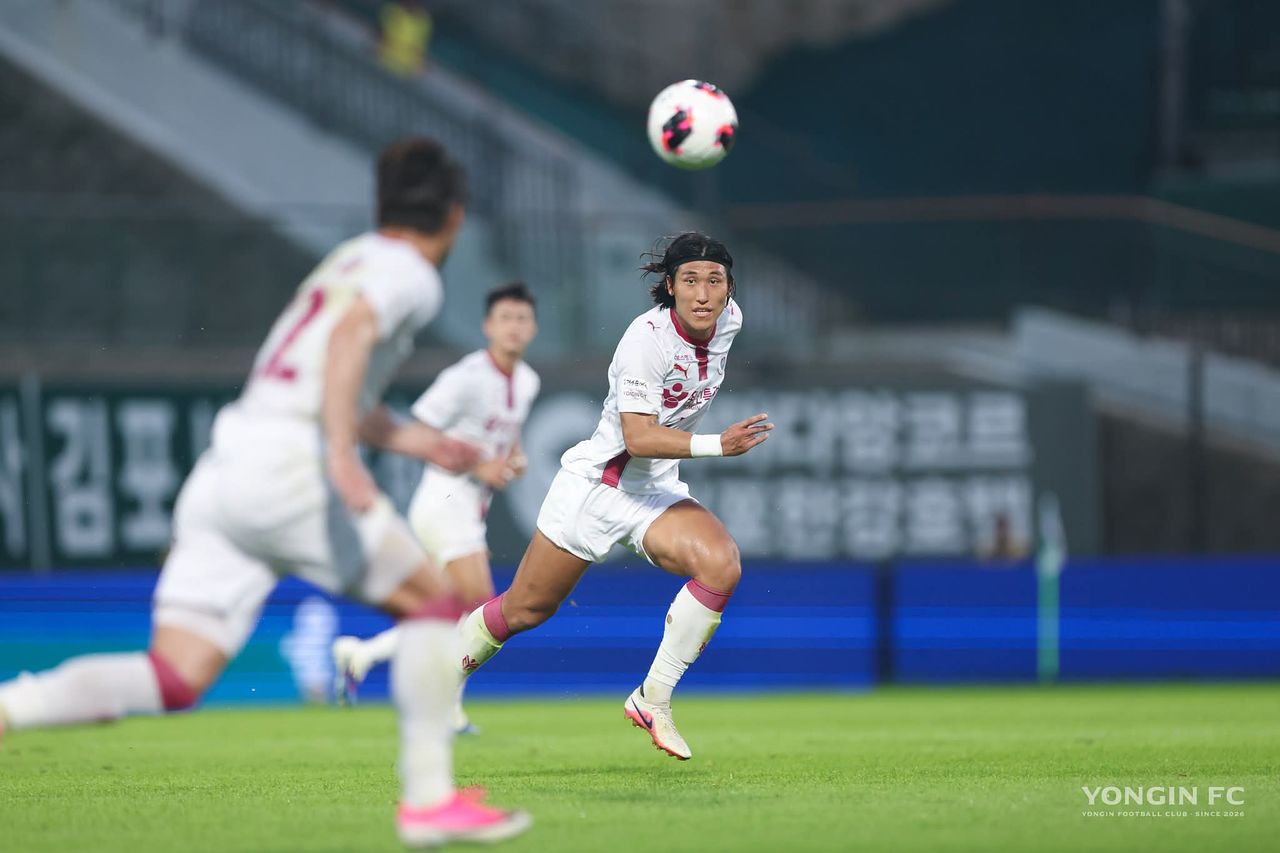 프로축구 K리그2 용인 FC의 경기 모습. 사진 용인 FC