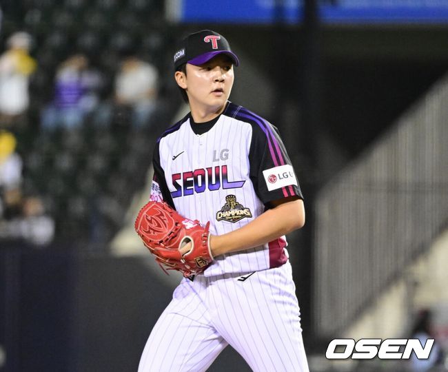 [OSEN=조은정 기자] LG 이민호 2026.05.22 /cej@osen.co.kr
