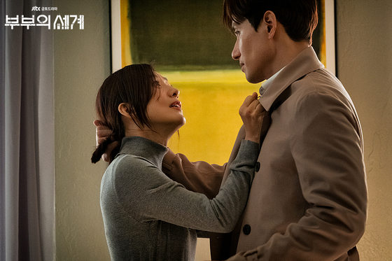 불륜을 다룬 드라마 '부부의 세계'의 한장면. JTBC