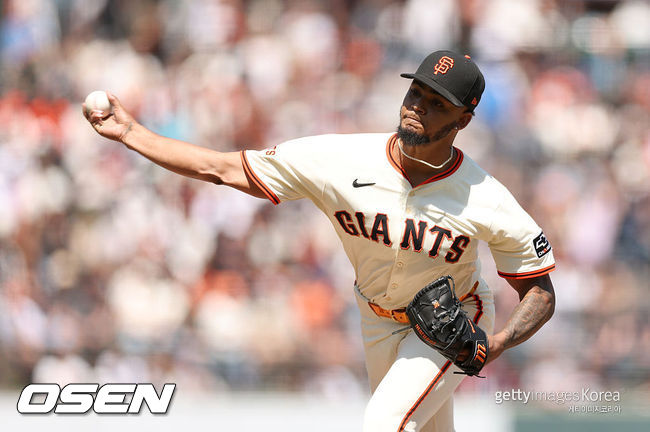 [사진] 샌프란시스코 자이언츠 시절 카밀로 도발. ⓒGettyimages(무단전재 및 재배포 금지)