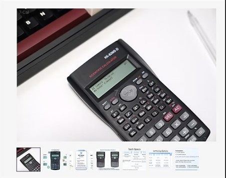 AI 계산기 7-Cal. 7-Cal 홈페이지 캡처