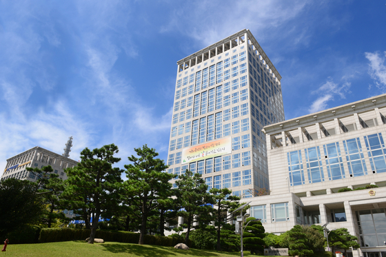부산시청 전경. 사진 부산시
