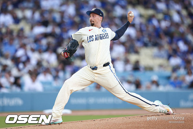 [사진] LA 다저스 블레이크 스넬. ⓒGettyimages(무단전재 및 재배포 금지)