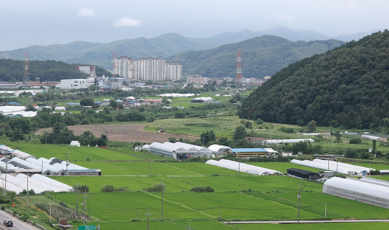 지난달 22일 경기 용인시 처인구 이동읍 용인 반도체 국가산단 부지의 모습. 뉴스1