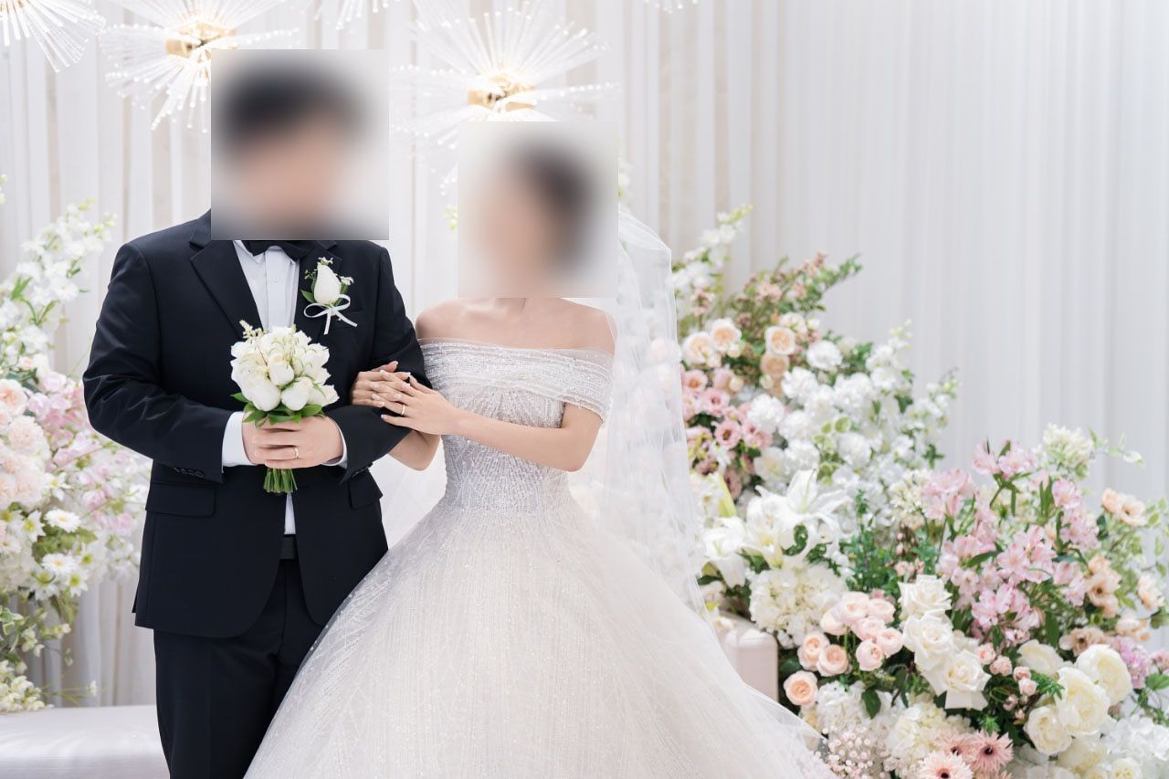 지난 3월 임모(40)씨는 8살 연하 남편과 결혼식을 올렸다. 사진 임씨