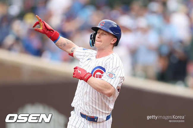 [사진] 시카고 컵스 피트 크로우-암스트롱. ⓒGettyimages(무단전재 및 재배포 금지)