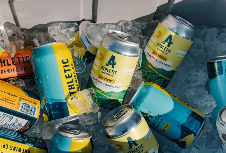애슬래틱 브루잉의 논알코올 맥주 제품들. 알코올 도수는 0.5% 미만이다. 사진 Athletic Brewing Company 홈페이지 캡처 