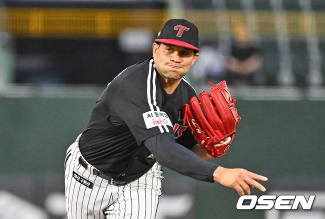 [OSEN=부산, 이석우 기자] LG 트윈스 치리노스 159 2026.05.27 / foto0307@osen.co.kr