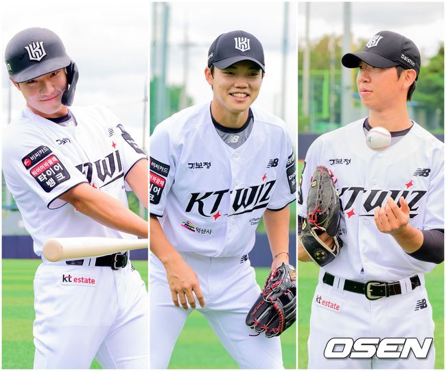 [OSEN=지형준 기자] KT 김건휘, 임상우, 고준혁