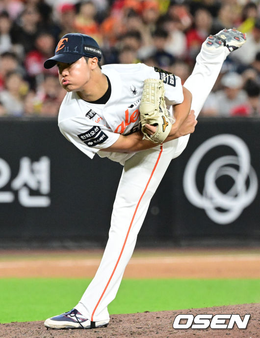 [OSEN=조은정 기자] 한화 정우주 2026.06.09 /cej@osen.co.kr