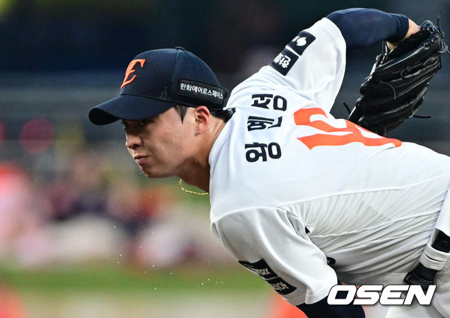 [OSEN=조은정 기자] 한화 왕옌청 2026.08.18 /cej@osen.co.kr