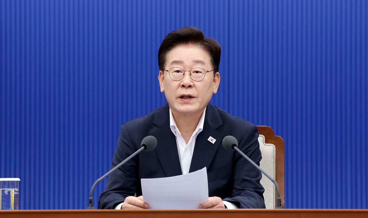 이재명 대통령. 청와대사진기자단