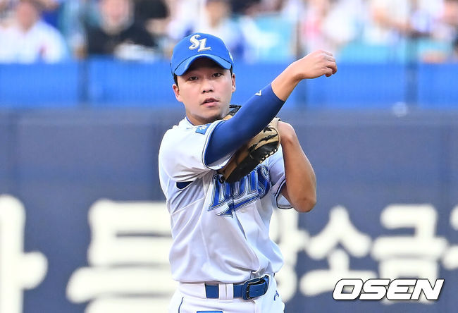 [OSEN=대구, 이석우 기자]  삼성 라이온즈 양도근 027 2025.07.23 / foto0307@osen.co.kr