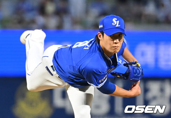삼성 라이온즈 원태인. /OSEN DB