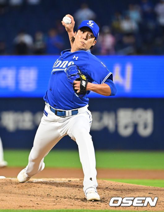 삼성 라이온즈 원태인. /OSEN DB