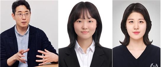 왼쪽부터 김진호 고려대 보건정책관리학부 교수, 남나경 고려대 보건과학과 석사과정, 손혜원 미국 텍사스-오스틴대 사회학과 박사과정. 