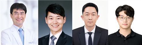 사진 왼쪽부터 서울대병원 가정의학과 박상민 교수, 자이메드㈜ 장주영 박사, 서울의대 의료빅데이터연구센터 한창호 연구조교수·의과학과 김재원 박사. 사진 서울대병원