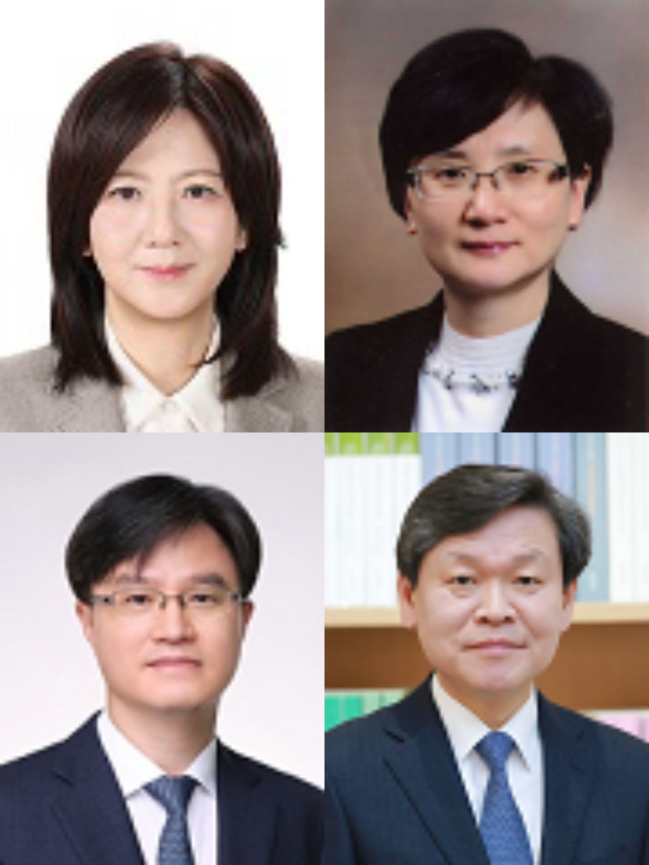 노태악 대법관의 후임 대법관 후보로 김민기(55·사법연수원 26기) 수원고법 판사, 박순영(60·25기) 서울고법 판사, 손봉기(61·22기) 대구지법 부장판사, 윤성식(58·24기) 서울고법 부장판사가 이름을 올렸다. 좌측 상단부터 시계방향. 사진 대법원