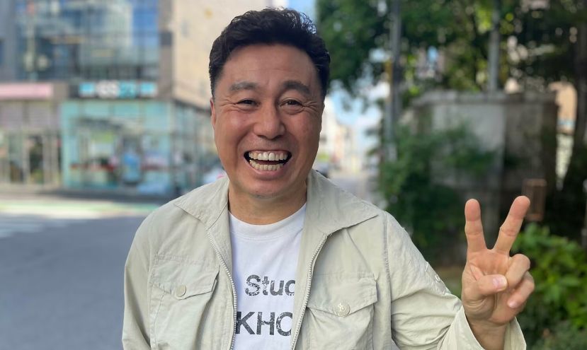 뇌경색 투병을 이겨내고 돌아온 노정윤 전 한국축구 국가대표. 사진 일본 넘버 캡처