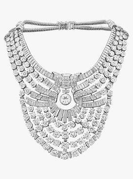 1939년 제작된 이집트 왕실 다이아몬드 목걸이. 사진 Van Cleef & Arpels