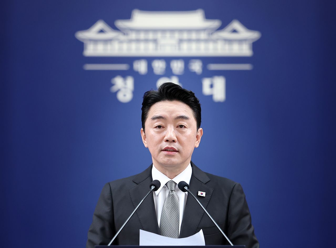 강훈식 비서실장. 연합뉴스 