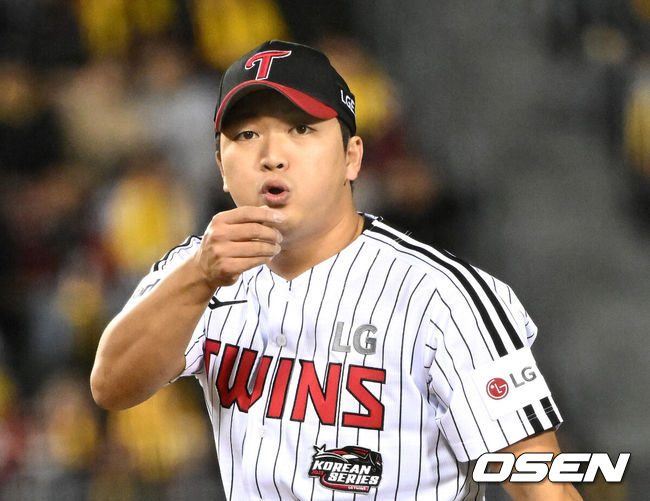 [OSEN=이대선 기자] LG 고우석 /sunday@osen.co.kr