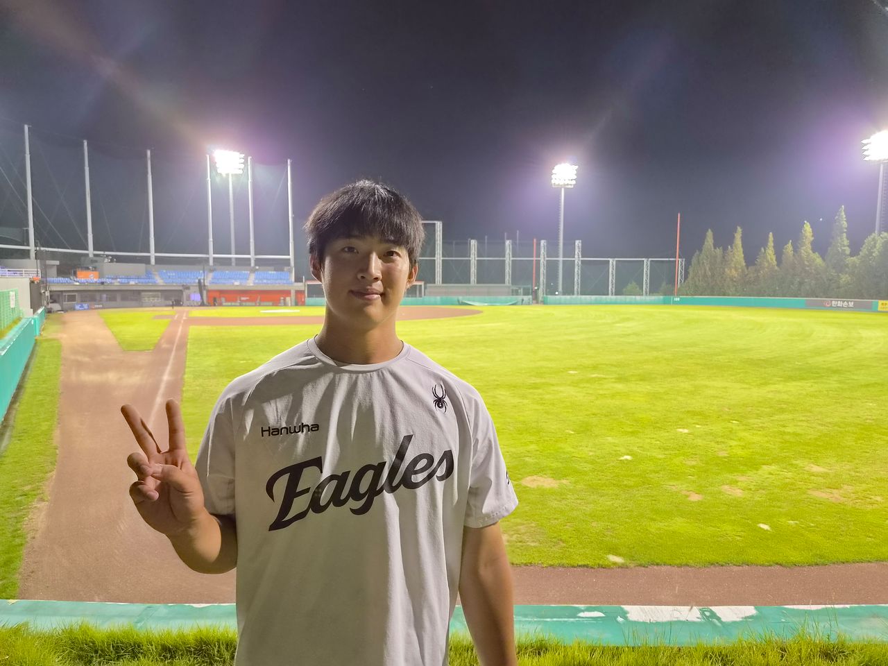 롯데 박준우와 함께 유신고를 다녔던 한화 이기창. 팔꿈치 수술을 받은 뒤 천천히 회복 중이다. 고봉준 기자