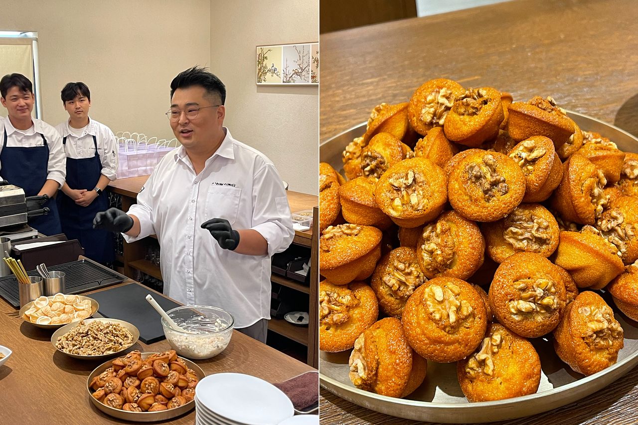 Korean walnut pastry