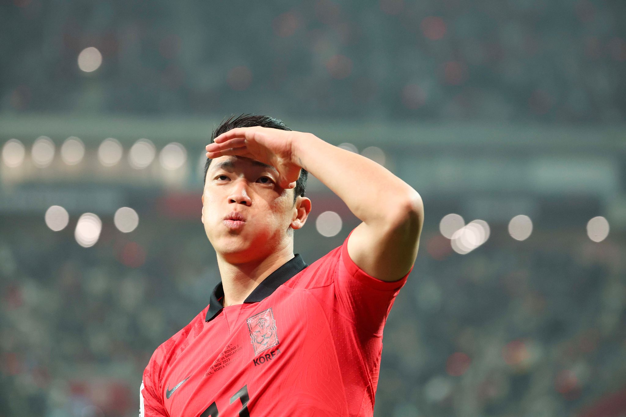 축구대표팀 황희찬. 전민규 기자