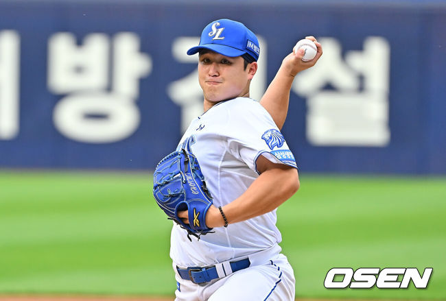 [OSEN=대구, 이석우 기자] 삼성 라이온즈 최원태 075 2026.06.03 / foto0307@osen.co.kr
