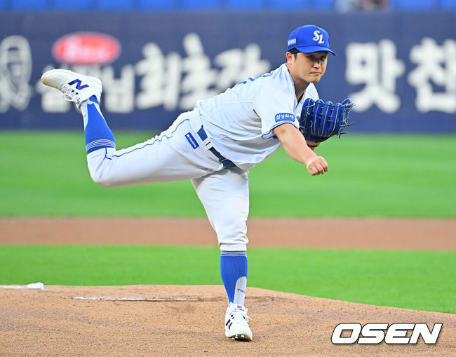 [OSEN=대구, 이석우 기자] 삼성 라이온즈 최원태 105 2026.09.08 / foto0307@osen.co.kr