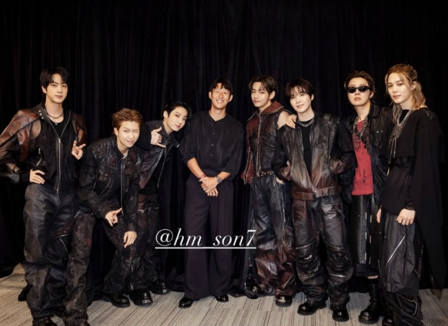 BTS and Son Heung-min