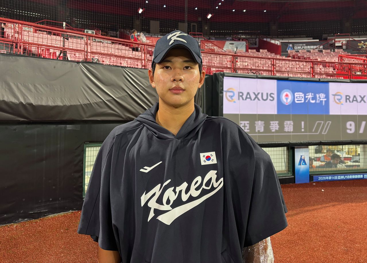  한국 청소년 야구대표팀 에이스 하현승. 사진 대한야구소프트볼협회
