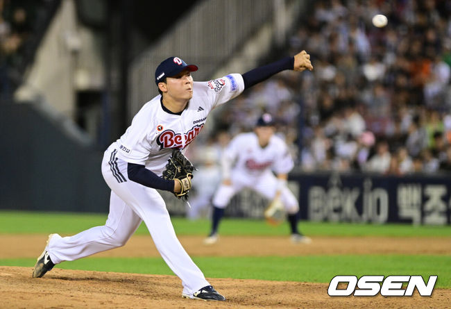 [OSEN=조은정 기자] 두산 타카다 2026.08.11 /cej@osen.co.kr