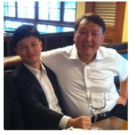 윤석열과 한동훈의 한때. 사진 한동훈팬클럽