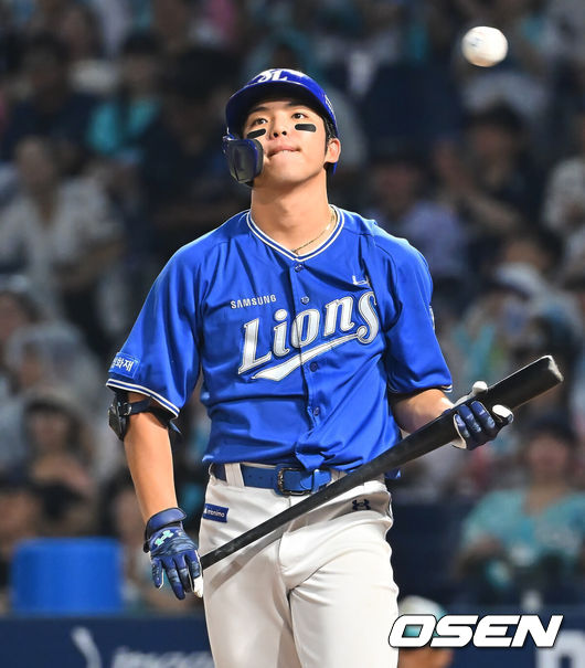 [OSEN=창원, 이석우 기자] 삼성 라이온즈 김영웅 043 2026.08.23 / foto0307@osen.co.kr